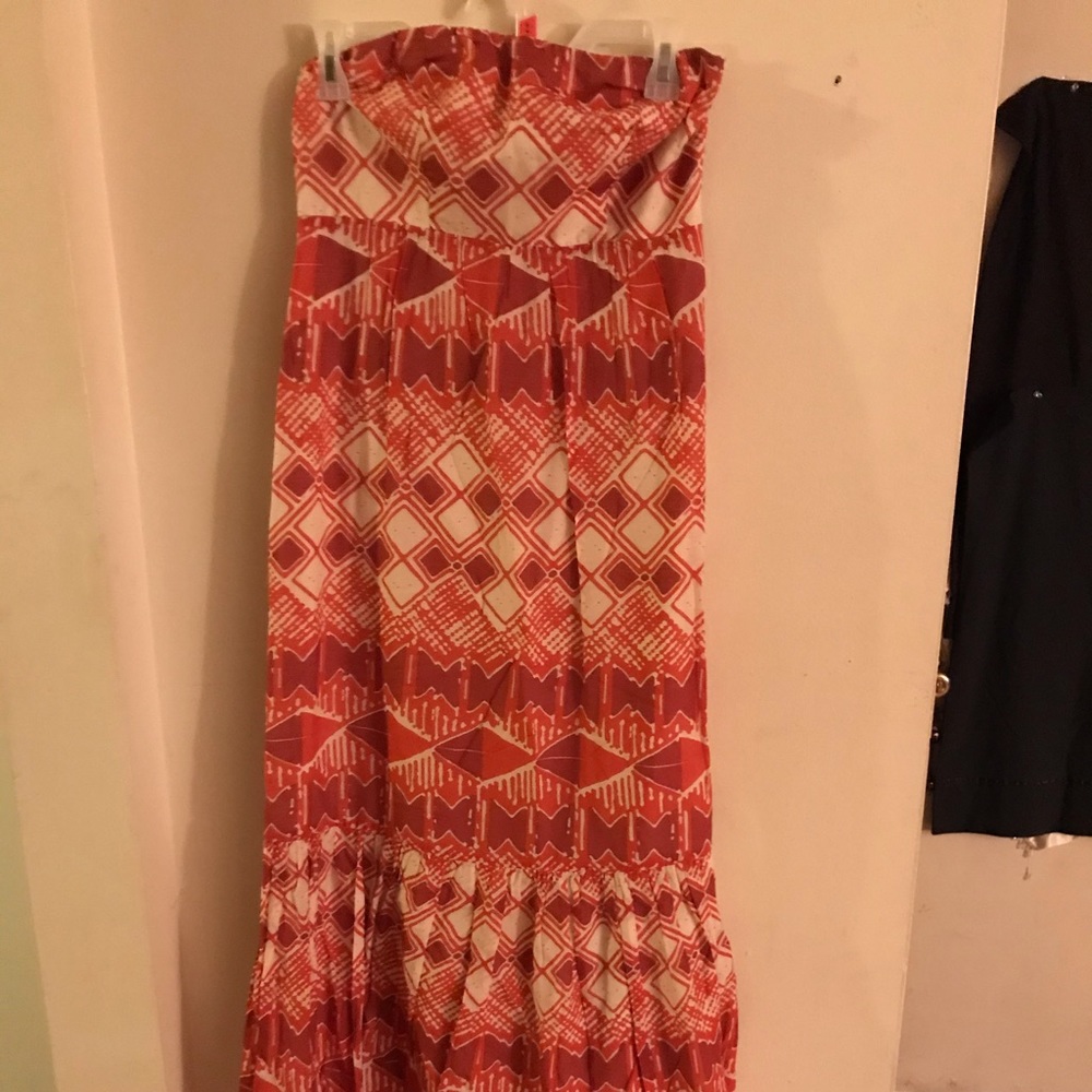 The limited strapless long summer maxi dress